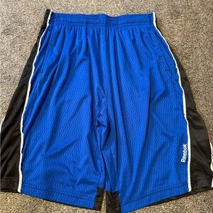 Reebok Men's Athletic Shorts in Blue and Black